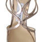 Ballet Pink Liquid Mirror Leather Sandals