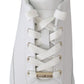 White Leather Monza Sneakers