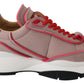 Ballet Pink Chic Padded Sneakers