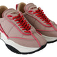 Ballet Pink Chic Padded Sneakers