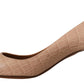 Elegant Beige Leather Pumps