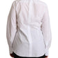 Elegant White Poplin Dress Shirt