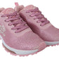 Chic Powder Pink High-Craft Sneakers