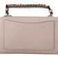 Mauve Elegance Leather Shoulder Bag