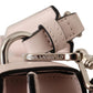 Mauve Elegance Leather Shoulder Bag