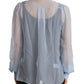 Elegant Silk Ascot Collar Blouse