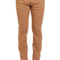 Brown Cotton Men's Jeans