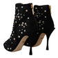 Embellished Crystal Short Boots