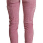 Chic Pink Low Waist Skinny Jeans