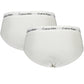 White Cotton Men Brief