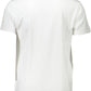 White Cotton Men T-Shirt