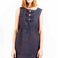 Blue Cotton Women Dress