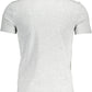 Gray Cotton Men T-Shirt