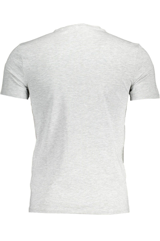 Gray Cotton Men T-Shirt