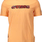 Orange Cotton Men T-Shirt