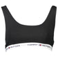 Black Cotton Women Sports Bra