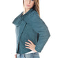 Green Polyamide Women Jacket