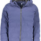 Blue Polyamide Men Jacket