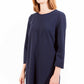 Blue Wool Women Dress