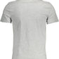 Gray Cotton Men T-Shirt