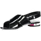 Black Polyethylene Women Sandal