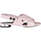 Pink Polyethylene Women Sandal