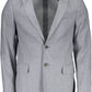 Gray Linen Men Jacket