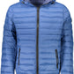 Blue Nylon Men Jacket