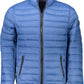 Blue Nylon Men Jacket