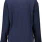 Blue Cotton Women Sweater