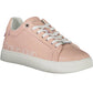 Pink Leather Women Sneaker