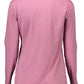 Pink Cotton Women Polo Shirt