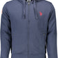 Blue Cotton Men Sweater
