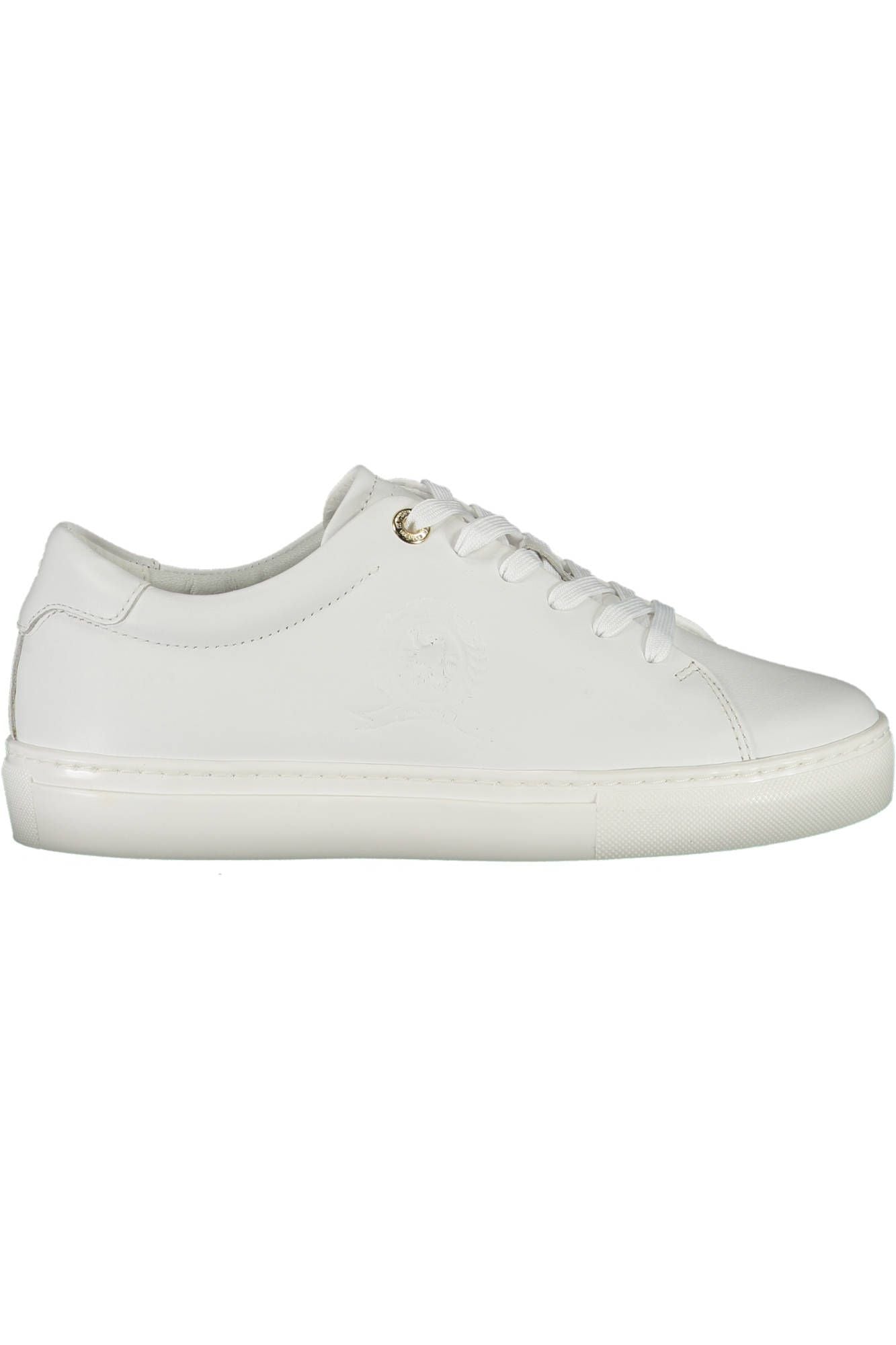 White Leather Women Sneaker