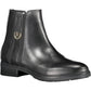 Black Leather Women Boot