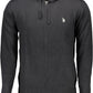 Black Cotton Men Sweater