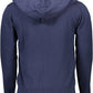 Blue Cotton Men Sweater