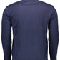 Blue Cotton Men Sweater