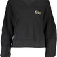 Black Cotton Women Sweater