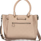 Pink Polyethylene Women Handbag