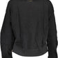 Black Cotton Women Sweater