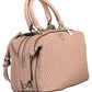 Pink Polyethylene Women Handbag