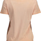 Pink Cotton Women T-Shirt