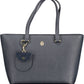 Blue Polyethylene Women Handbag