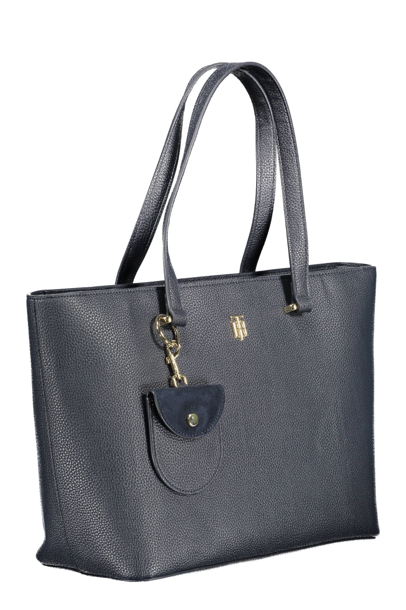 Blue Polyethylene Women Handbag