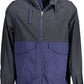 Blue Polyamide Men Jacket