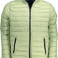 Green Nylon Men Jacket