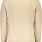 Beige Cotton Men Sweater