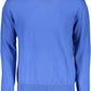 Blue Cotton Men Sweater