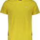 Yellow Cotton Men T-Shirt